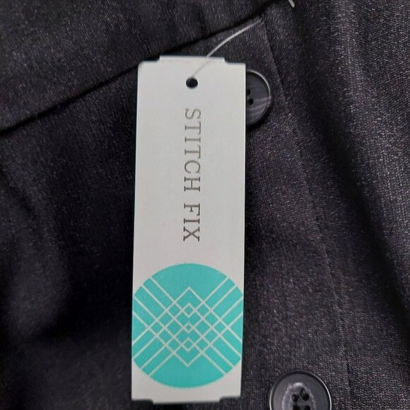 Tribal 14W Black Pencil Skirt With Button Detail For Women - Picture 5 of 6